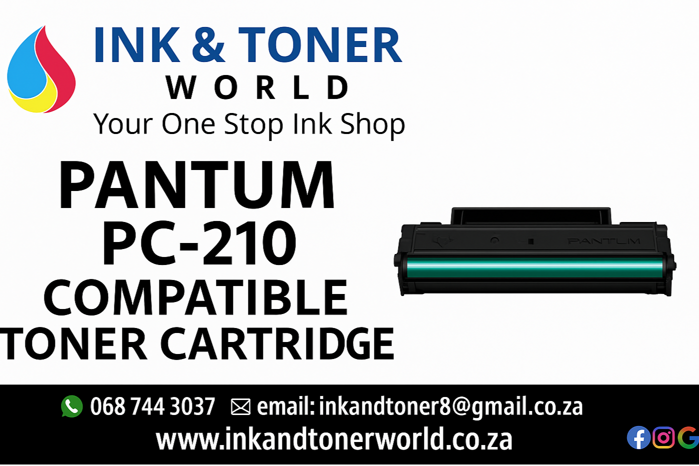 PANTUM PC-310 BLACK TONER ORIGINAL CARTRIDGE