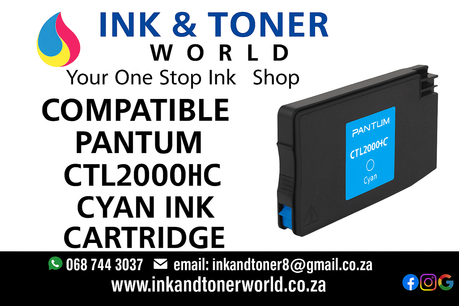 PANTUM CTL2000HC CYAN TONER CARTRIDGE