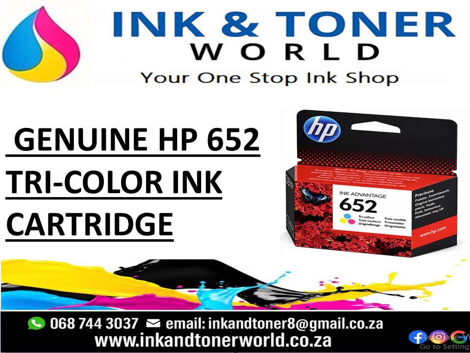 HP 652 Tri- color ink cartridge