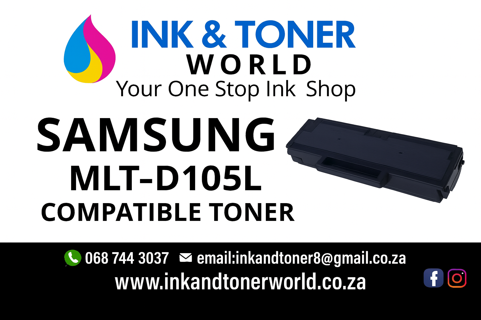 Samsung MLT-D105L Compatible toner cartridge