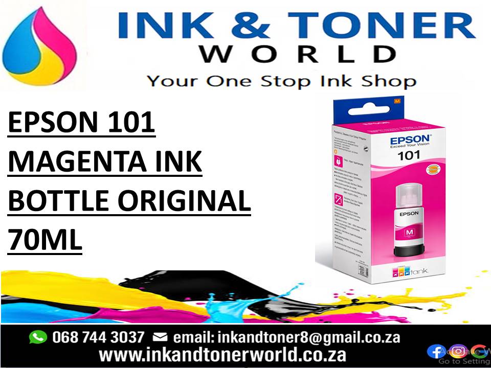 Epson 101 Magenta Ink Bottle (Original)