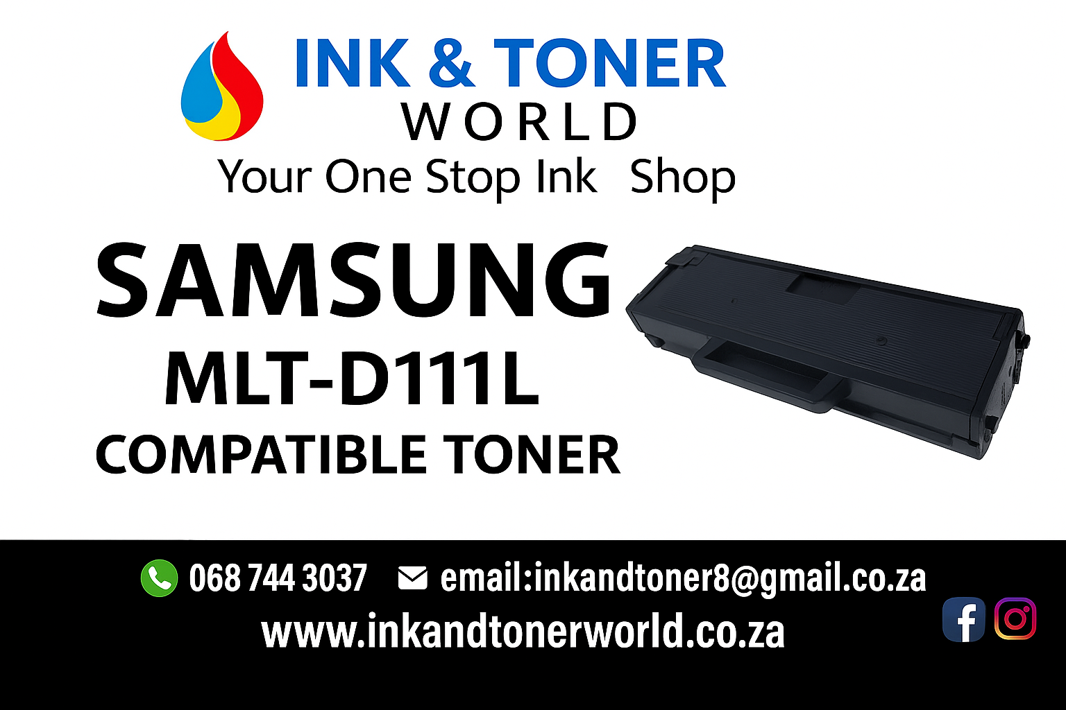 Samsung MLT-D111L Compatible Toner Cartridge