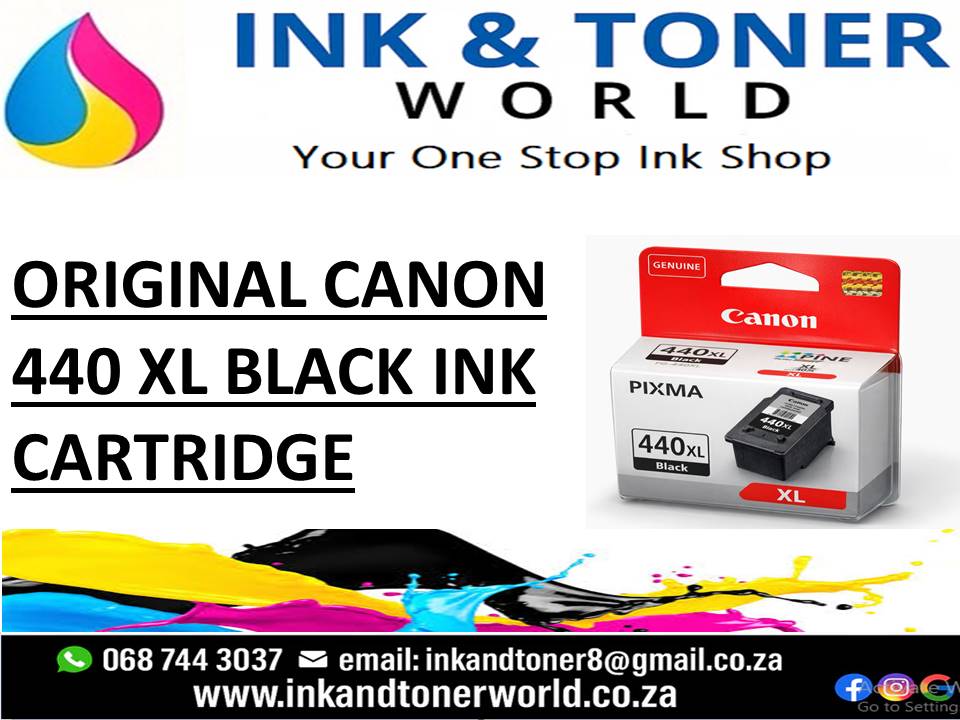 Original CANON 440XL BLACK INK CARTRIDGE
