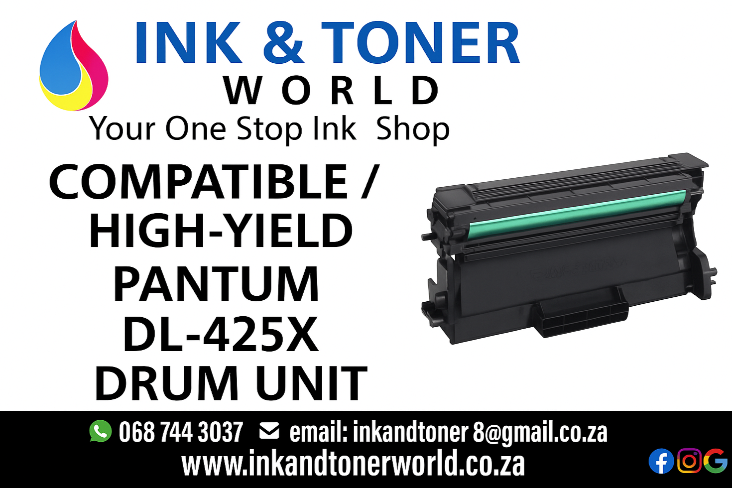 PANTUM DL-425X DRUM UNIT compatible/ high-yield