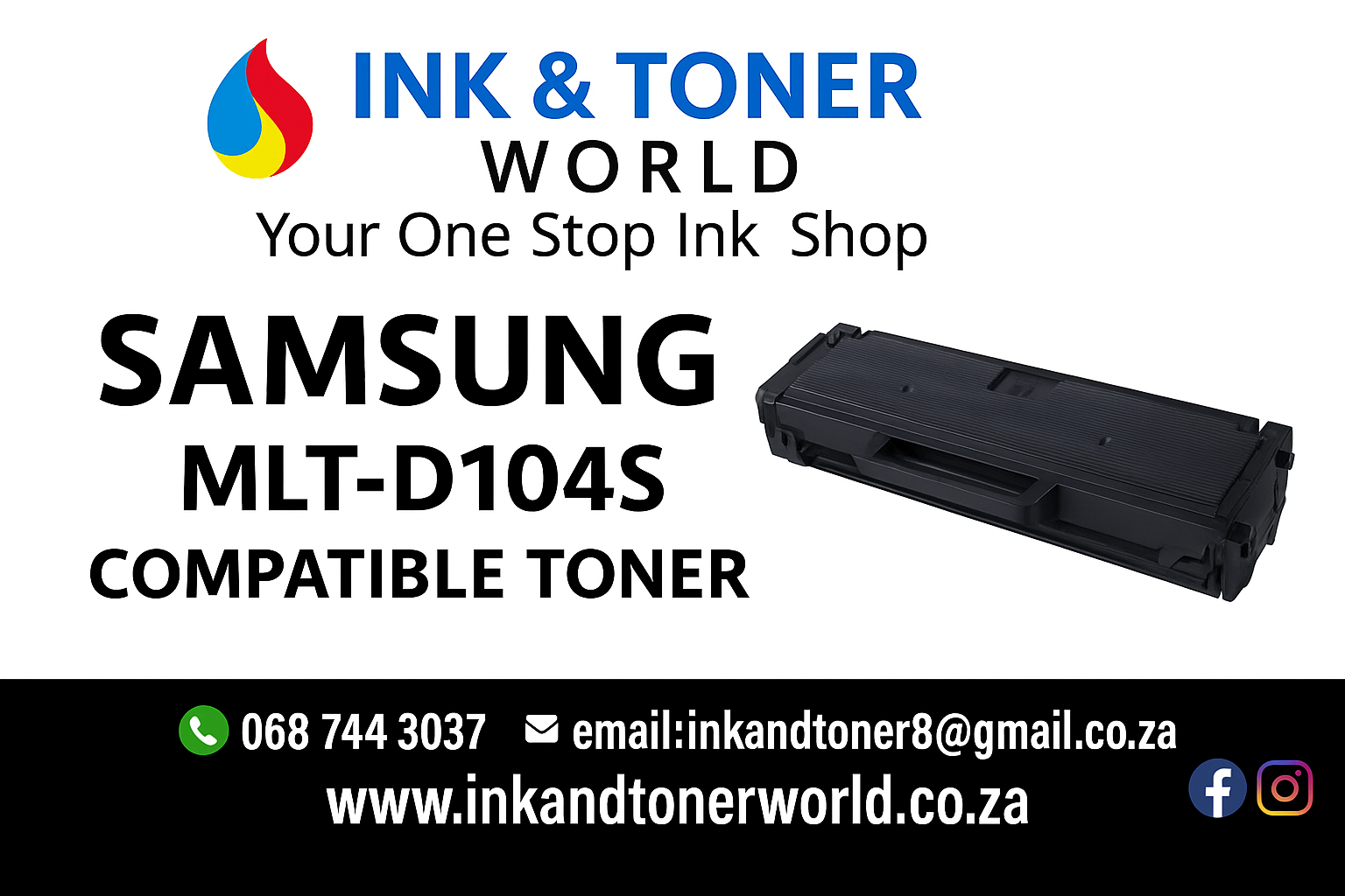 Samsung MLT-D104S Compatible Toner Cartridge