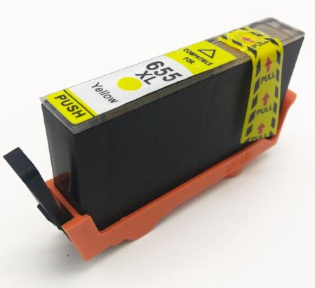 Compatible HP 655XL Yellow Cartridge