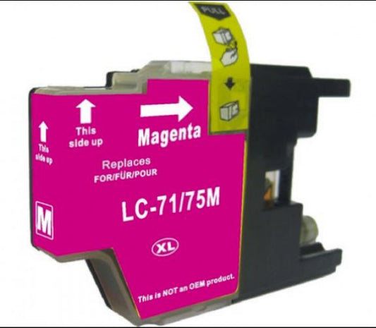 Compatible Brother LC75XL Magenta Ink