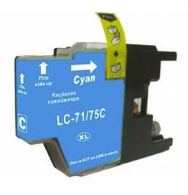 Compatible Brother LC75XL Cyan  Ink