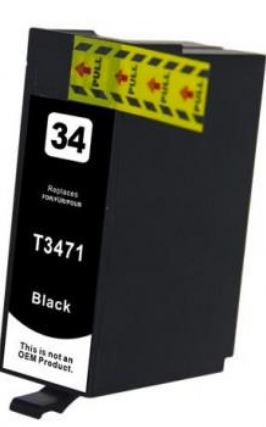 Compatible with EPSON T3471 (34XL) - Black  Ink Cartridge