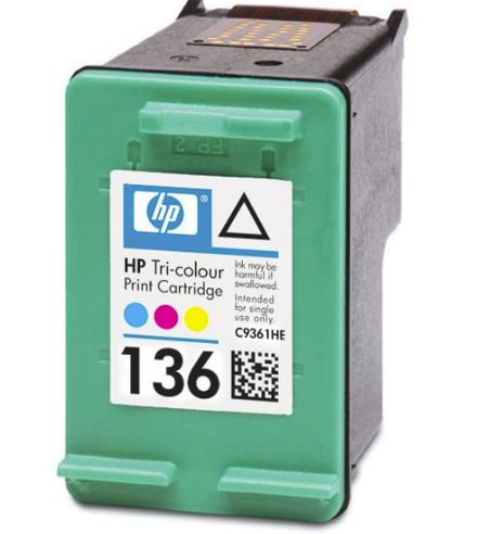 Compatible HP 136 (C9361HE) Tri-Colour Ink Cartridge